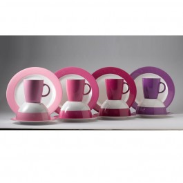 Gimex Camping-Geschirr Set Melamin Purple Rain