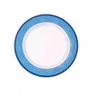 Gimex Camping-Geschirr Set Melamin Dot Blue