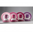 Gimex Camping-Geschirr Set Melamin Purple Rain