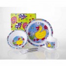 Gimex Kinder-Camping-Geschirr Set Ente
