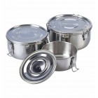 Food-Container Edelstahlbehälter 3er Set