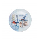 Gimex Camping-Geschirr Set Marine Muschel 20-teilig