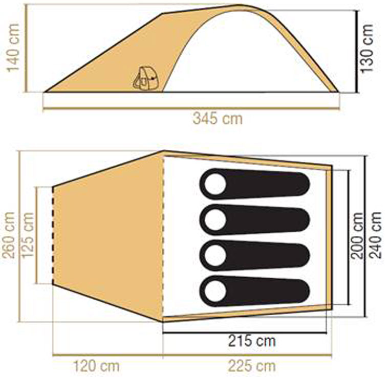 Campingzelt Coleman Connect X2 Details; Campingzelt Coleman Connect X2 Details;