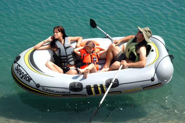Sevylor SuperCaravelleXR86GTX-7 - ein Schlauchboot f&uuml;r jede Menge Spa&szlig;