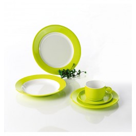 Melamin Camping-Geschirr-Set Lime Green