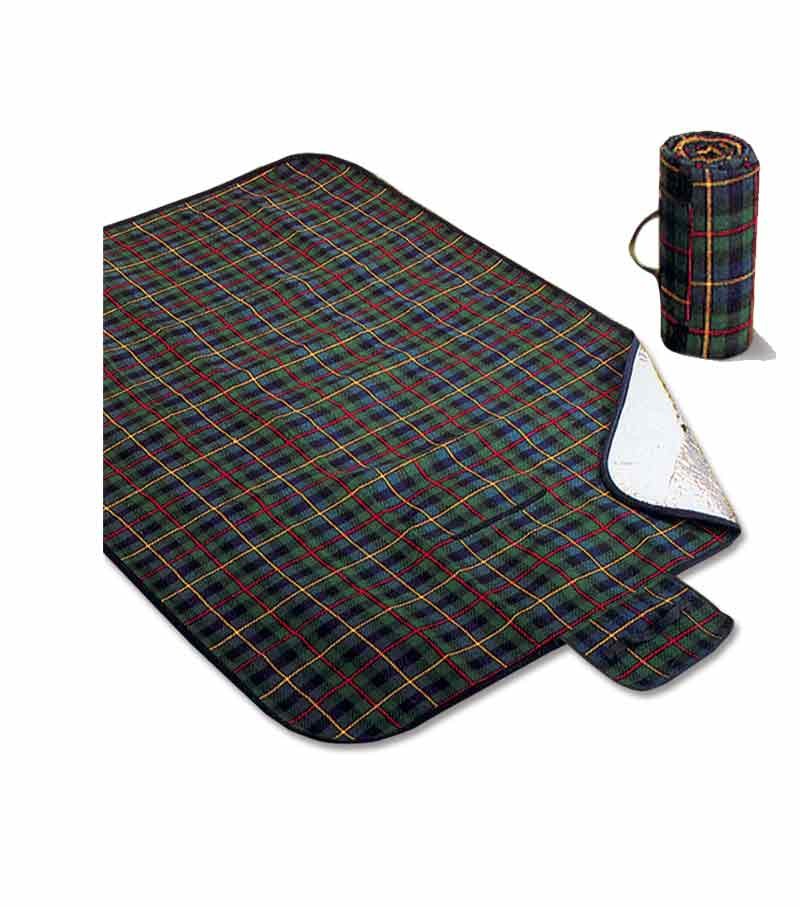 zusammenrollbare Picknickdecke mit Alubeschichtung an der ...