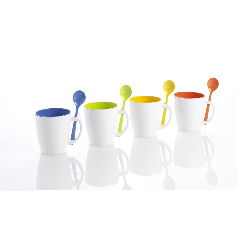 Gimex Henkelbecher Lime 300ml 4er Set - Praktische Trinkbecher